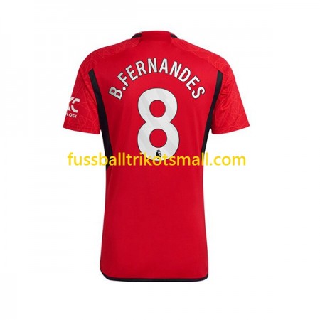 Fußballtrikots Manchester United B.Fernandes 8 2023-2024 Kurzarm Heimtrikotsatz kaufen